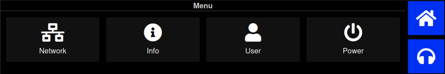 Front Panel Menu