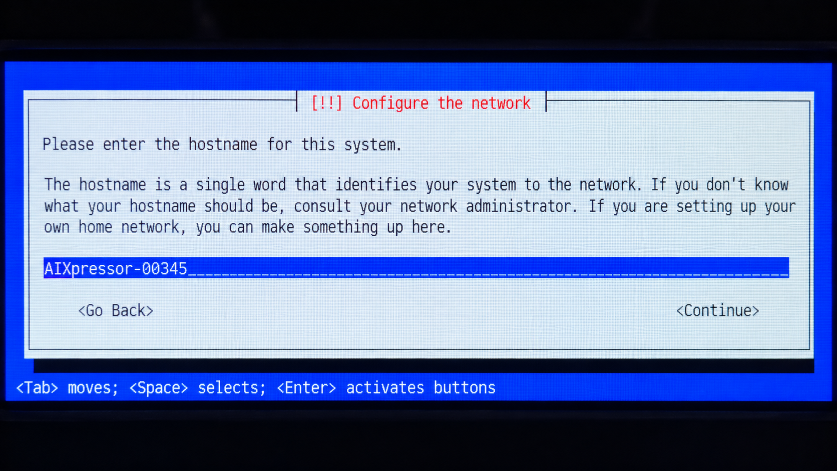AIXpressor Host Name